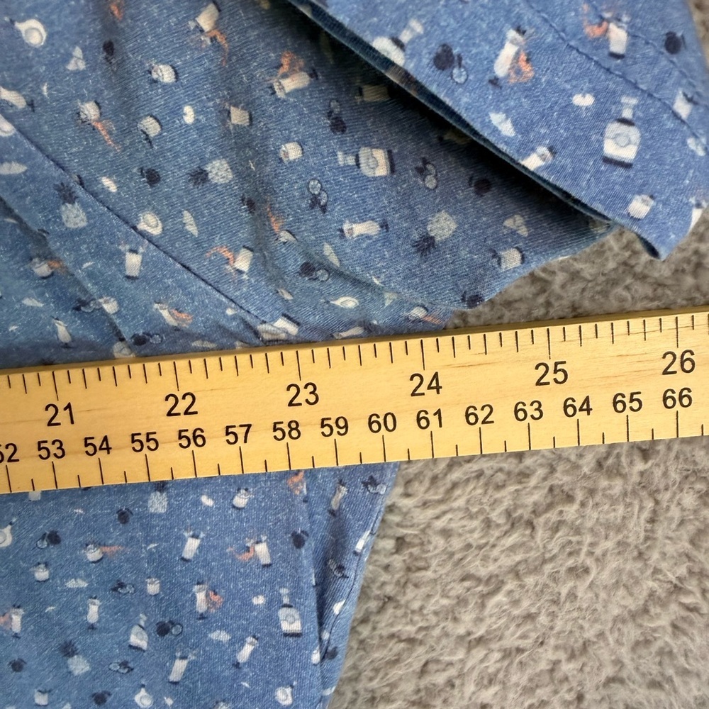 Peter Millar Blue seaside patterned golf shirt - Picture 7 of 8